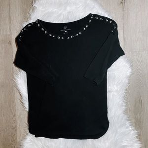 New York & Co shirt with embellishments